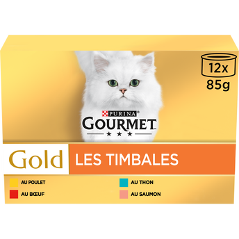 Image de Sachets fraîcheur pour chat GOLD Les Timbales GOURMET