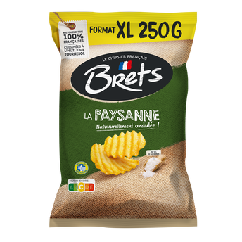 Image de Chips paysannes au sel de Guérande BRET'S, sachet de