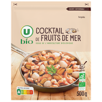 Image de U BIO
Cocktail de fruits de mer surgelé