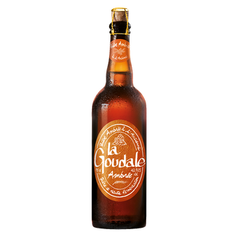 Image de Bière ambrée LA GOUDALE, 7,2° - Bouteille