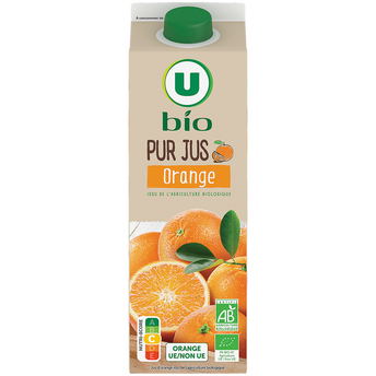 Image de U BIO
Pur jus orange bio