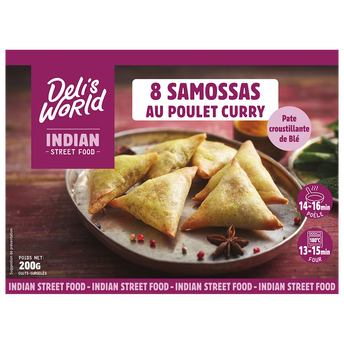 Image de Samossa au poulet curry 200gr DELIS
