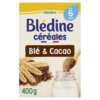 Image de Céréales bébé en poudre cacao dès 6 mois BLEDINE BLEDINA