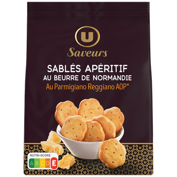 Image de U SAVEURS
Sablés apéritif au parmesan AOP