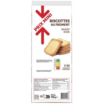 Image de Biscotte au froment PRIX MINI