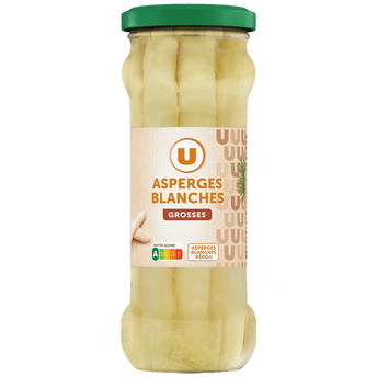 Image de U
Asperges blanches grosses - Bocal de 205g net