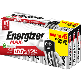 Image de Pile Alcalines Energizer Max AAA/LR03 Pack de