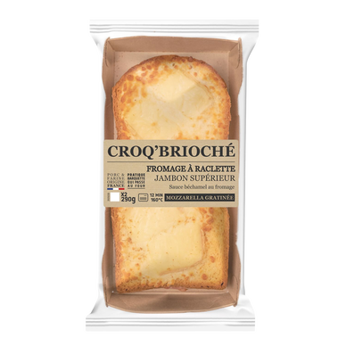 Croq' brioche fromage à raclette jbon supérieur, 2 pièces, 290g - Super ...