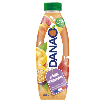 Danao Boisson Au Jus De Fruits Et Au Lait Multivitaminé Danao - Bouteille 900ml