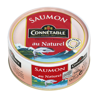 Image de Saumon au naturel sans peau et sans arêtes CONNETABLE