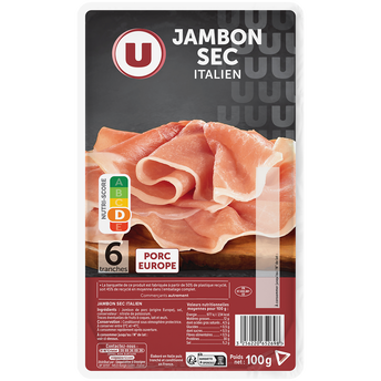 Image de U
Jambon sec Italien - x6 tranches
