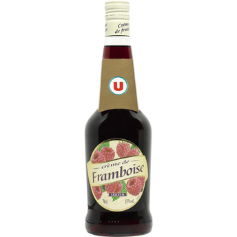Image de U
Crème de framboise, 15°, bouteille de