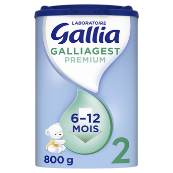 Image de Lait en poudre bébé 2ème âge de 6 à 12 mois GALLIA GALLIAGEST