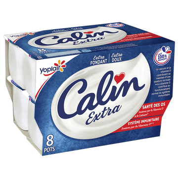 Yoplait Spécialité Laitière Nature Extra,3,2%mg Calin 8x100g