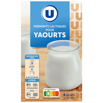 Image de U
Ferments lactiques pour yaourts