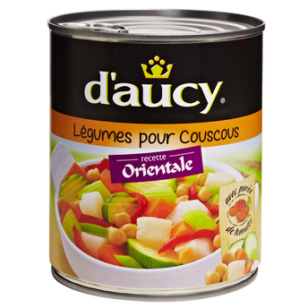 Image de Légumes pour couscous Sans conservateur D'AUCY - Boîte de