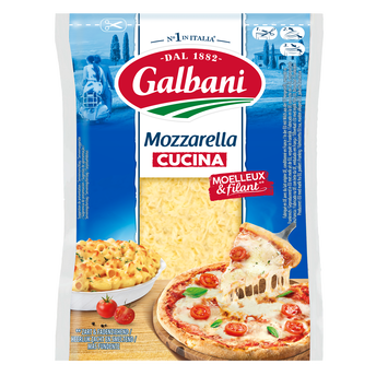 Image de Mozzarella Cucina râpée moelleuse et fondante GALBANI