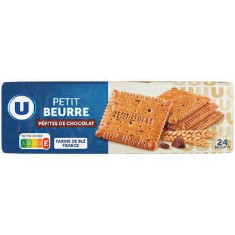 Image de U
Petit Beurre aux pépites de chocolat  paquet de