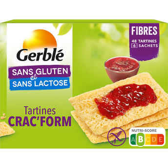 Image de Tartines  Crac'Form Sans Gluten GERBLE   -  6x8
