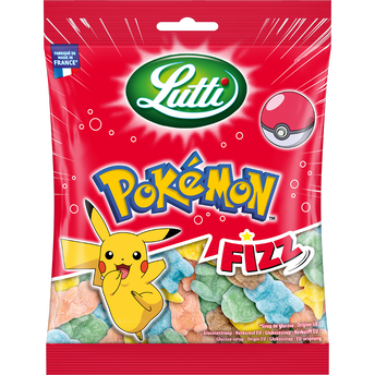 Image de Bonbons Pokémon Fizz piquants LUTTI - Sachet de