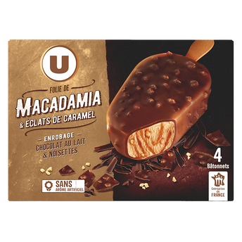 Image de U
Bâtonnets glacés folie macadamia - x4