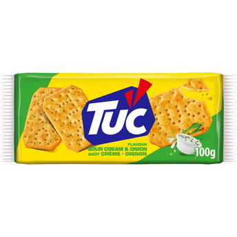 Image de Biscuits apéritifs crème et oignon TUC LU - Paquet de