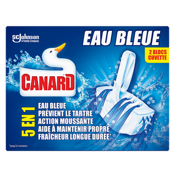 Image de Canard WC bloc cuvette solide colorant eau bleue 5 en