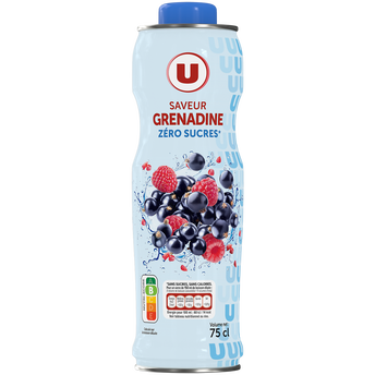 Image de U
Boisson concentrée à diluer à la grenadine sans sucres  bouteille