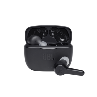 Ecouteurs sans fil intra auriculaire JBL JBLT215TWSBLK noir-Pure  Bass-appels mains libres-assistant vocal-portée jusqu'à 10m-jusqu'à 25h  d'autonomie-Dual Connect - Super U, Hyper U, U Express 