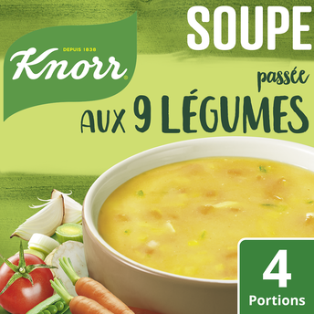 Image de Soupe passée aux 9 légumes KNORR, sachet de