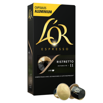 Image de Café capsules L'OR ESPRESSO Ristretto N°11 - Compatible NESPRESSO