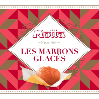 Image de 13 petits marrons glacés MOTTA boîte métal