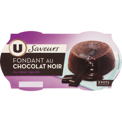 Gateau Au Chocolat Coeur Fondant U Les Saveurs U Saveurs 2x90g Shoptimise Gateau Au Chocolat Coeur Fondant U Les Saveurs U Saveurs 2x90g Shoptimise