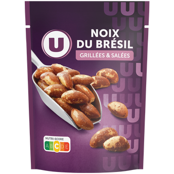 Image de U
Noix du Brésil grillées salées  sachet de