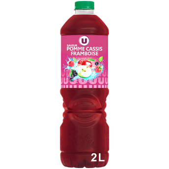 Image de U
Boisson à base de jus de fruits aromatisée Pommes, Cassis, Framboise -Bouteille de