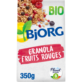 Image de Céréales granola fruits rouges bio BJORG paquet