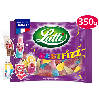 Image de Bonbons Bestfizz piquants LUTTI - Sachet de