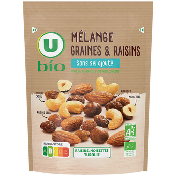 Image de U BIO
Mélanges cocktail apéritif sachet