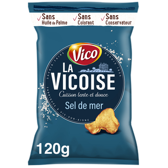 Image de Chips pomme de terre au sel de mer la vicoise VICO