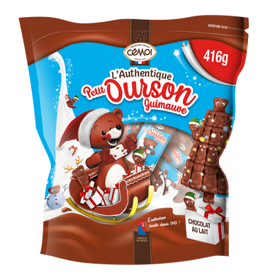 Ourson guimauve chocolat au lait - Mr & Mrs Renou - Pâtisserie Chocolaterie  École