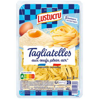 Image de Tagliatelles aux oeufs frais LUSTUCRU