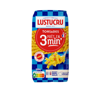 Image de Torsettes cuisson  3min LUSTUCRU