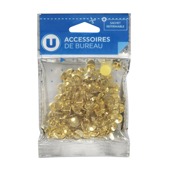 Image de U
Punaise en laiton, sachet de 120