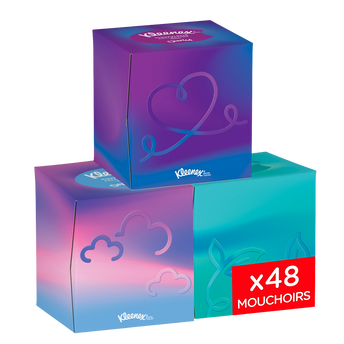 Image de Mouchoirs collection cube KLEENEX, boîte de