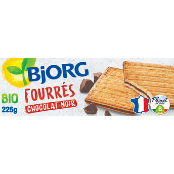 Image de Biscuits fourrés Bio Chocolat noir BJORG - Paquet