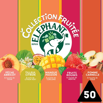 Image de Coffret découverte infusions parfumées ELEPHANT x50sachets