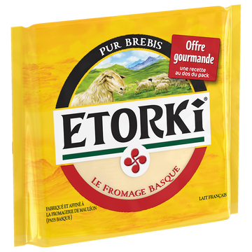 Etorki Fromage Lait Pasteurisé De Brebis 33% De Matière Grasse Etorki 180g