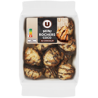 Image de U
Mini rochers à la noix de coco avec chocolat