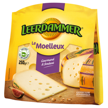 Image de Fromage lait pasteurisé portion le moelleux 31%MG LEERDAMMER
