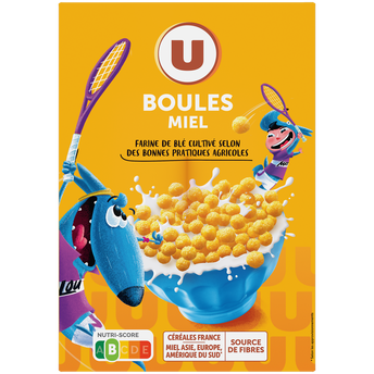 Image de U MAT ET LOU
Céréales Boules de céréales miel
